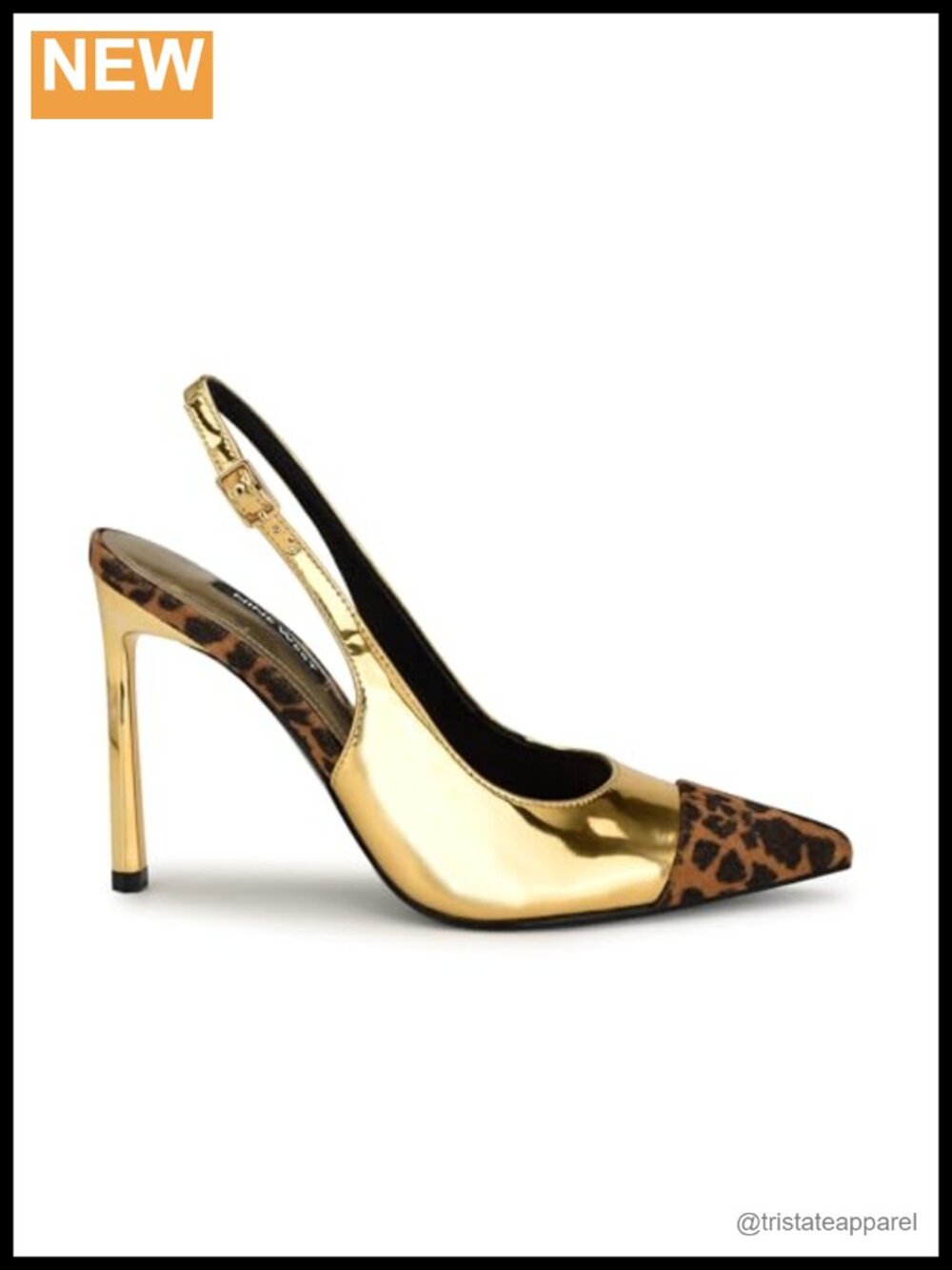 Nine West Fabele Suede Slingback Pump Pointy Toe Dress Heel